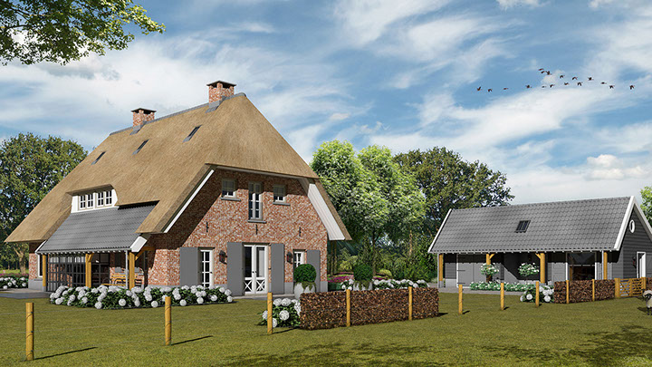 Twee onder één kap woning